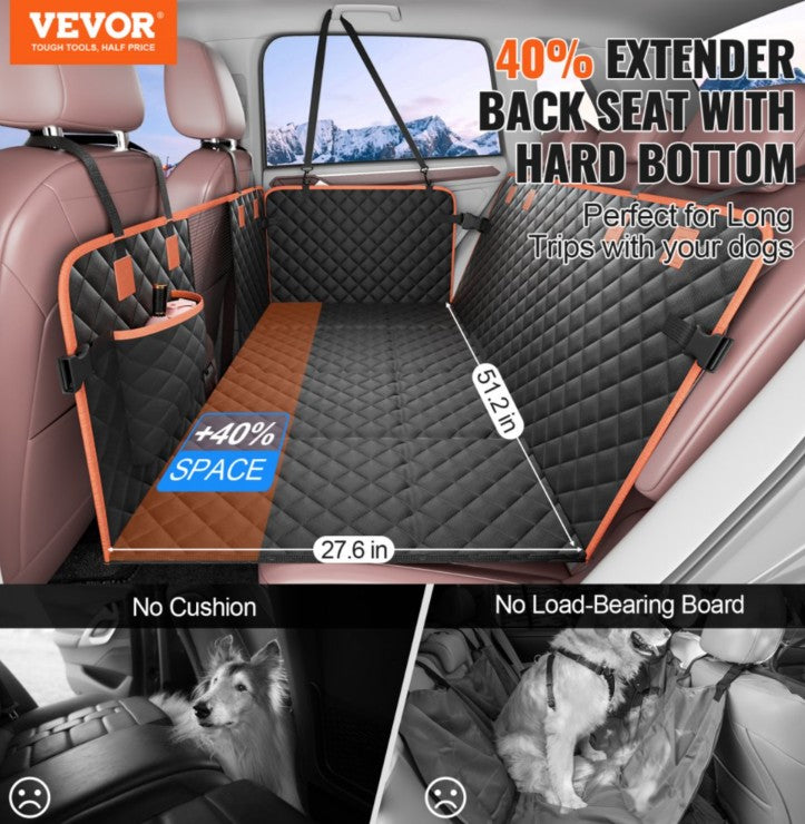 Waterproof Dog Car Seat Cover for Back Seat